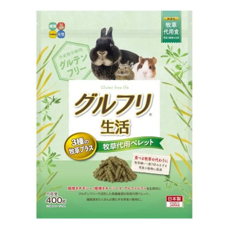 Hipet 3種混合牧草草條 400g (不含麩質) - 肥肥寵物用品FatFatPetShop