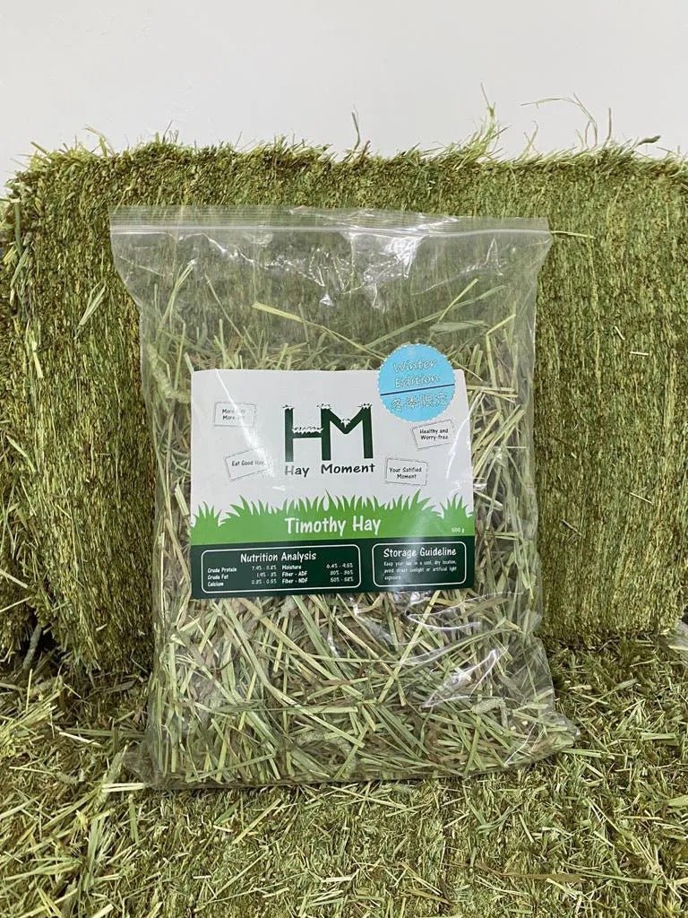 HM Hay Moment 一割美國提摩西草 冬季限定版 (Winter 1st cut)Timothy Hay 500g - 肥肥寵物用品FatFatPetShop