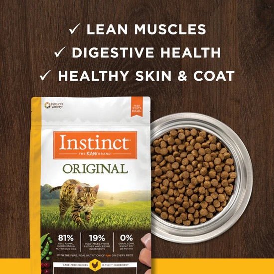 特價**Instinct本能 無穀物雞肉貓乾糧配方5 LBS(代理行貨) - 肥肥寵物用品FatFatPetShop