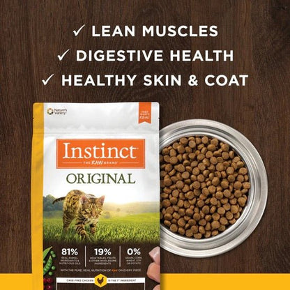 特價**Instinct本能 無穀物雞肉貓乾糧配方5 LBS(代理行貨) - 肥肥寵物用品FatFatPetShop