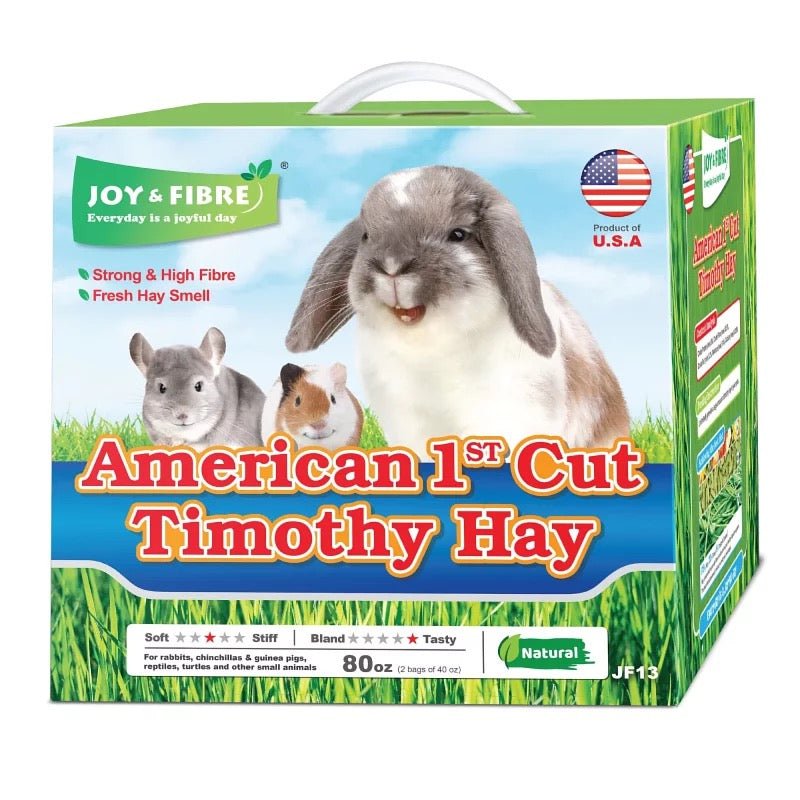 Joy &amp; Fibre 美國一割提摩西草First Cut (有盒版) - 80oz - 肥肥寵物用品FatFatPetShop