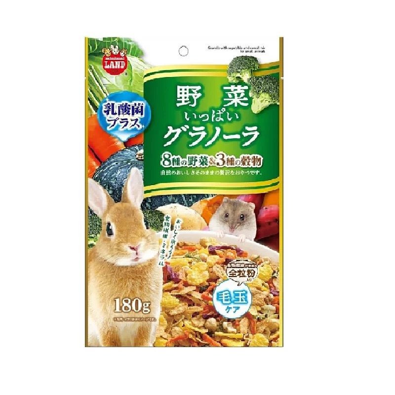 Marukan 小動物野菜穀物營養餐 200G - 肥肥寵物用品FatFatPetShop