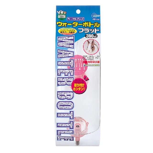 Marukan 小動物扁身籠用水樽 350ml - 肥肥寵物用品FatFatPetShop