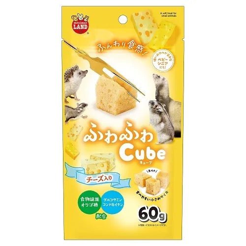 Marukan小動物鬆軟芝士蛋糕磚零食 60g - 肥肥寵物用品FatFatPetShop