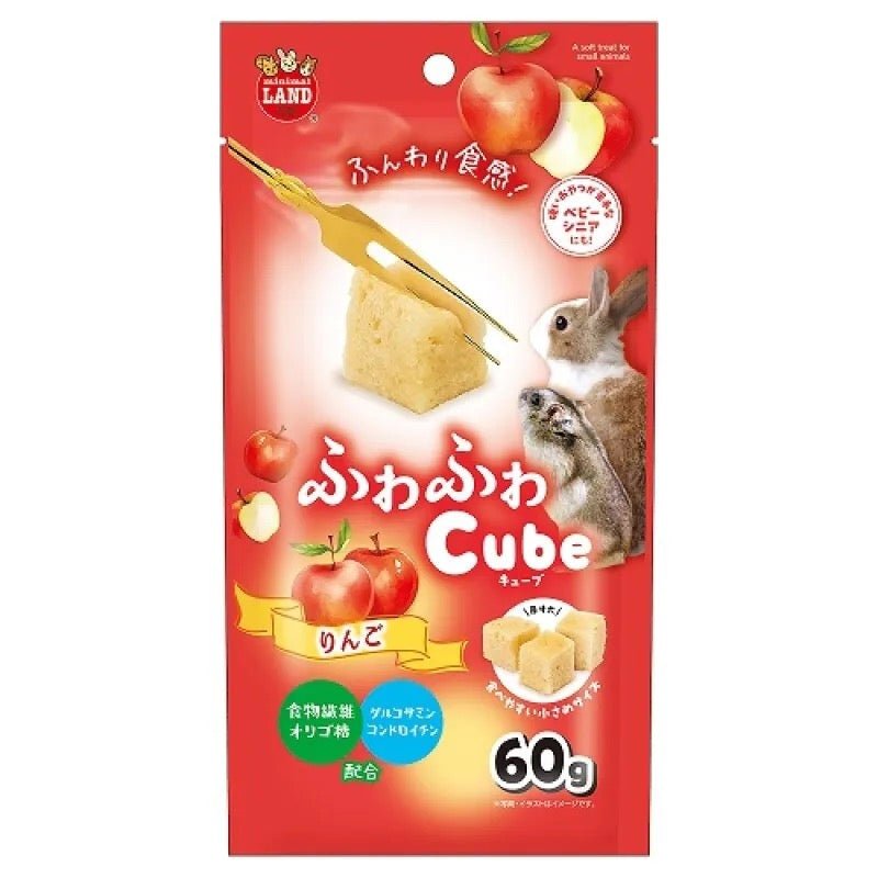Marukan小動物鬆軟蘋果蛋糕磚零食 60g - 肥肥寵物用品FatFatPetShop