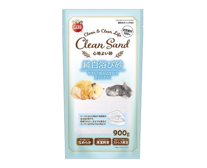 Marukan 舒適倉鼠沖涼浴砂 900g - 肥肥寵物用品FatFatPetShop