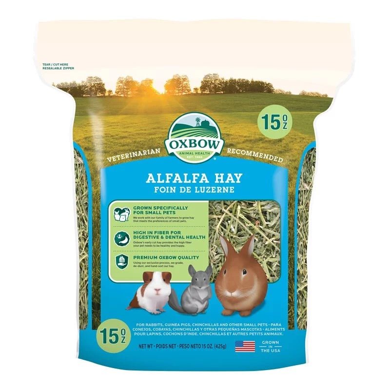Oxbow Alfalfa Hay 苜蓿草 A草 - 15oz - 肥肥寵物用品FatFatPetShop