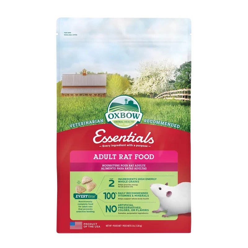Oxbow Essentials 成年花枝鼠糧 - 3lb - 肥肥寵物用品FatFatPetShop
