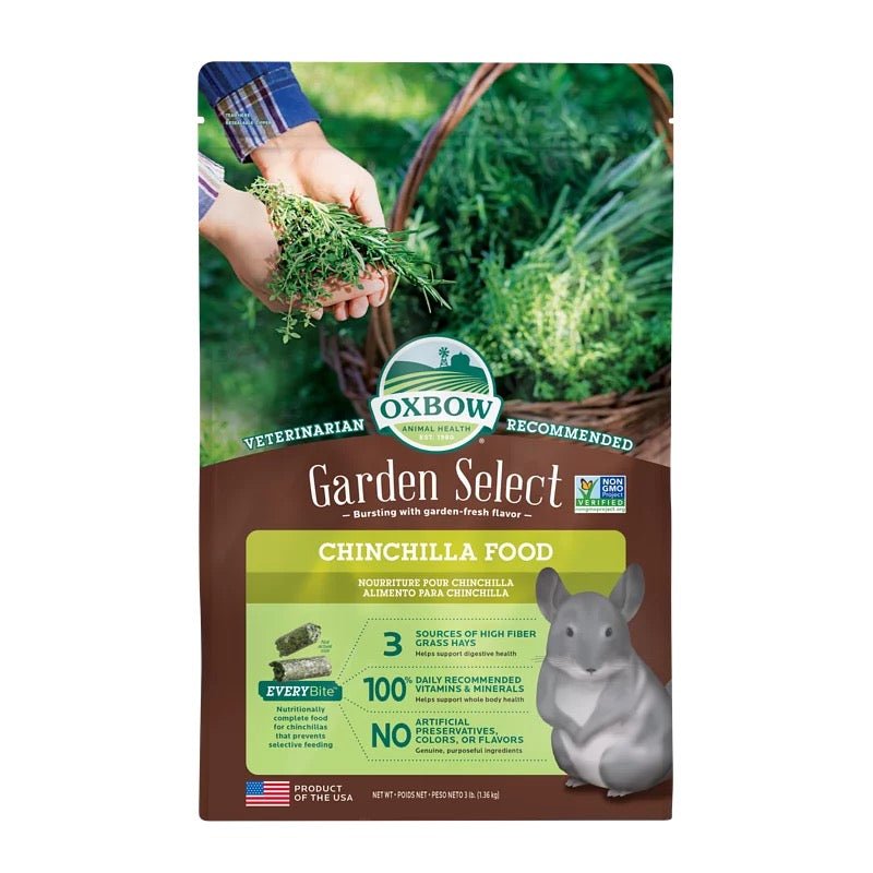 Oxbow GS 龍貓主糧 - 3lb Garden Select Chinchilla Food - 肥肥寵物用品FatFatPetShop