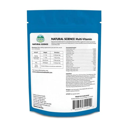 Oxbow NS 多種維他命保健補充劑 - 60片 120g - 肥肥寵物用品FatFatPetShop