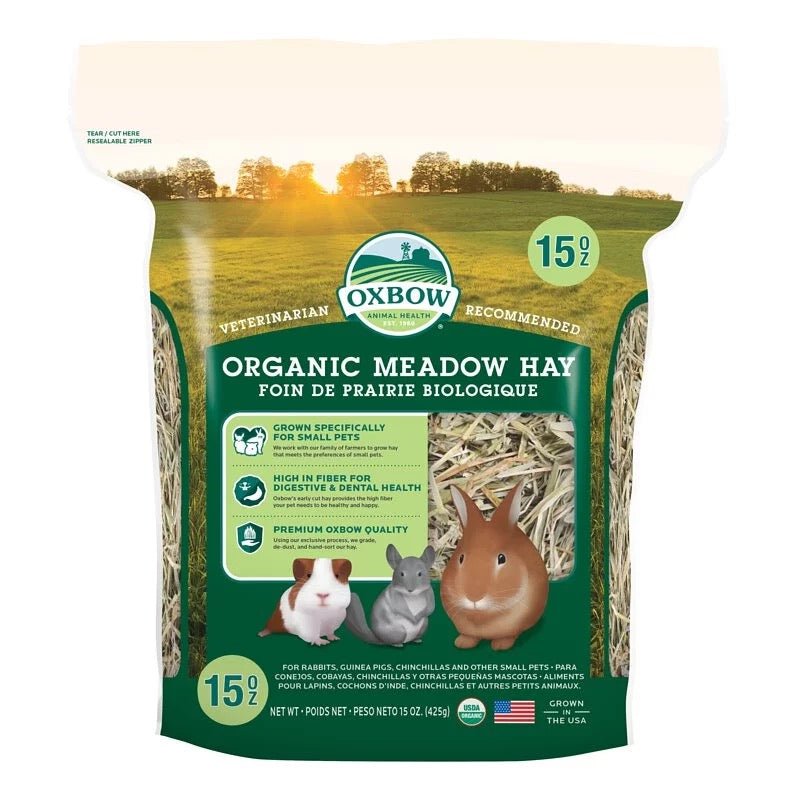 Oxbow 有機牧草 Organic Meadow Hay - 15oz - 肥肥寵物用品FatFatPetShop