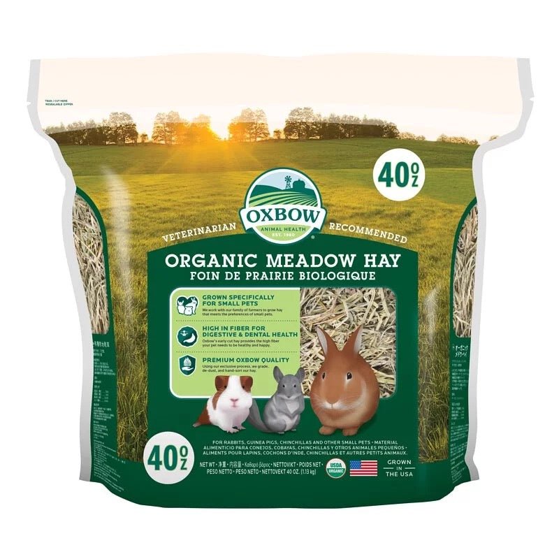 Oxbow 有機牧草 Organic Meadow Hay - 40oz - 肥肥寵物用品FatFatPetShop