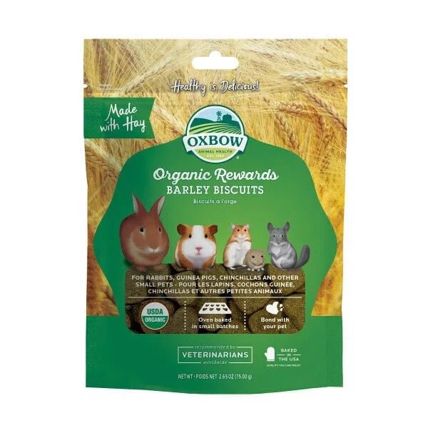Oxbow 有機麥餅小食 Organic Rewards - 75g - 肥肥寵物用品FatFatPetShop