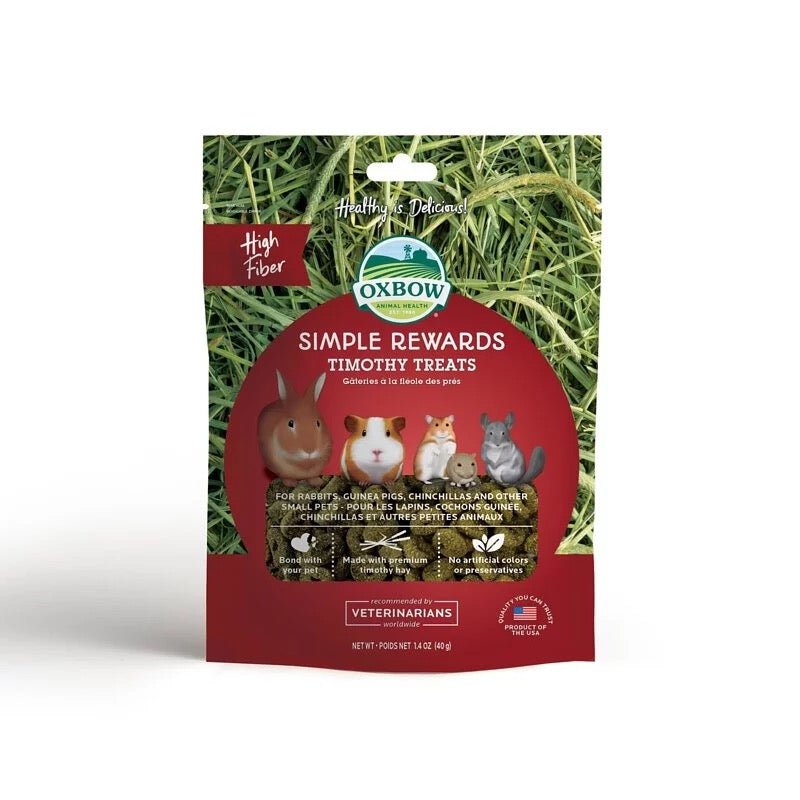 Oxbow 提摩西小食零食 Simple Rewards - 1.4oz - 肥肥寵物用品FatFatPetShop