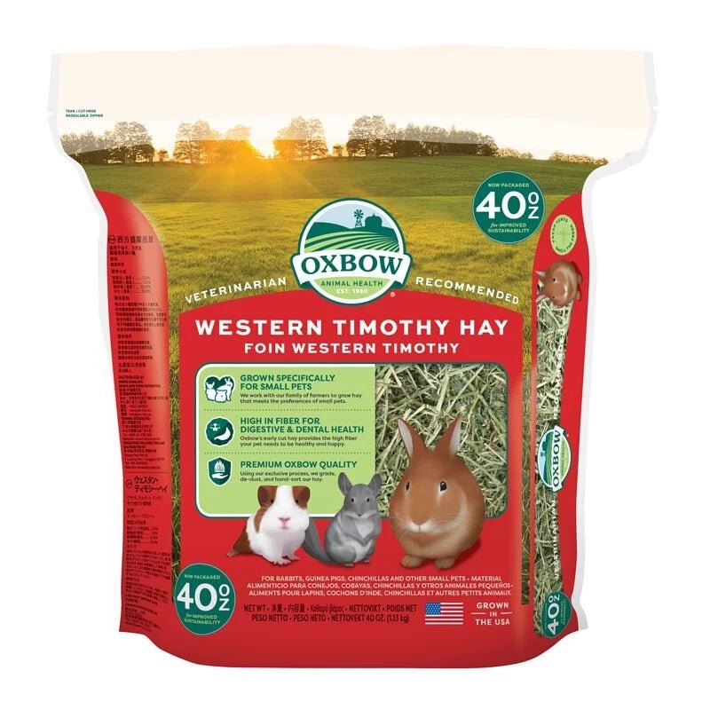 Oxbow 提摩西初割牧草 Western Timothy Hay - 40oz - 肥肥寵物用品FatFatPetShop