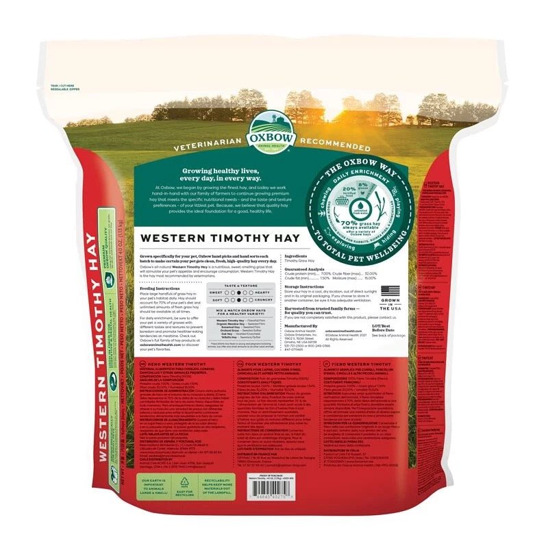 Oxbow 提摩西初割牧草 Western Timothy Hay - 90oz - 肥肥寵物用品FatFatPetShop