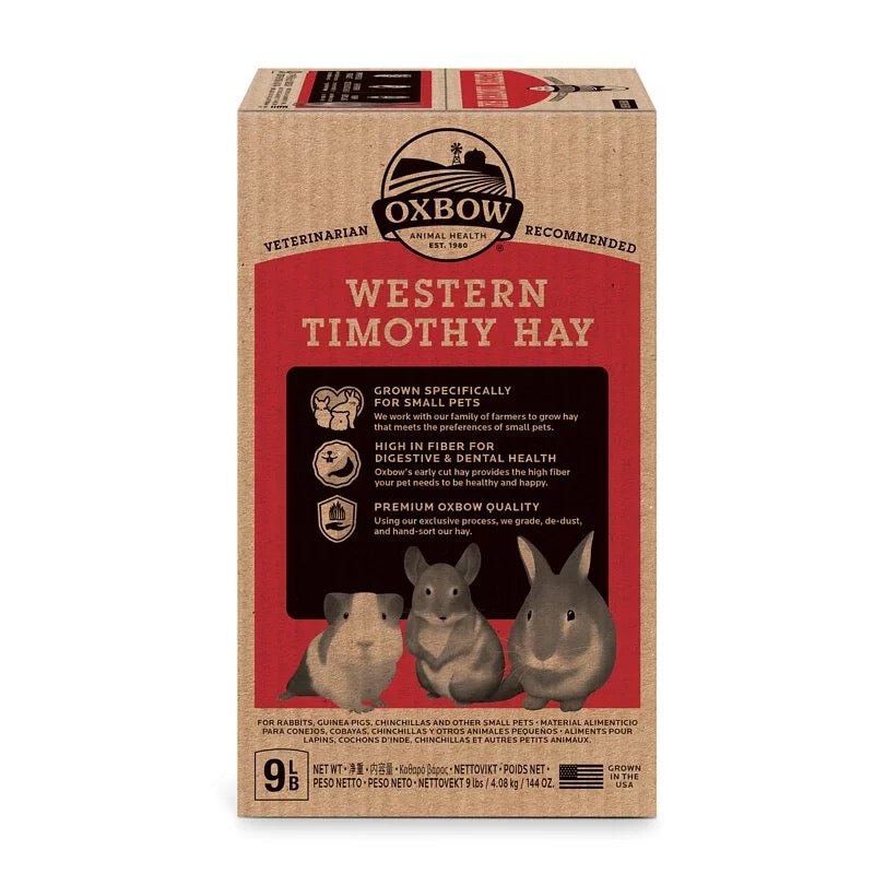Oxbow 提摩西初割牧草 Western Timothy Hay - 9lbs - 肥肥寵物用品FatFatPetShop
