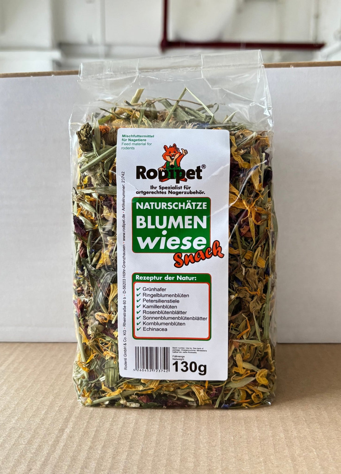 Rodipet®純天然有機寶藏混合花草甸 130G(可作花草墊料) - 肥肥寵物用品FatFatPetShop