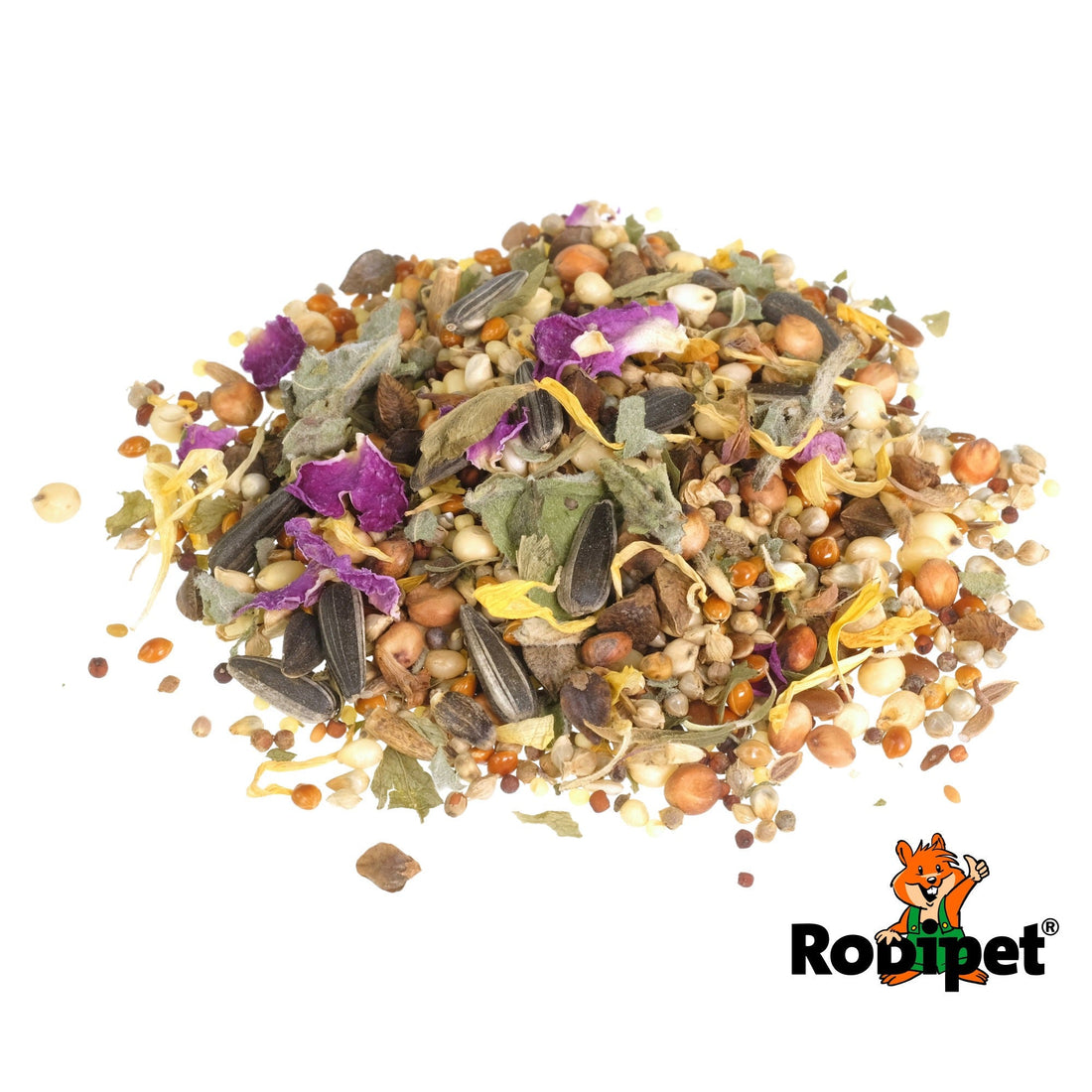 Rodipet®頂級有機侏儒倉鼠過渡土豪糧食 “VARiETY” 500G (倉鼠的萬物之宴) - FatFatPetShop 肥肥寵物用品 ψ(`∇´)ψ