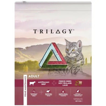 Trilogy 奇境 - 澳洲牛肉 + 紐西蘭羊肺凍乾無穀成貓糧 5KG - 肥肥寵物用品FatFatPetShop
