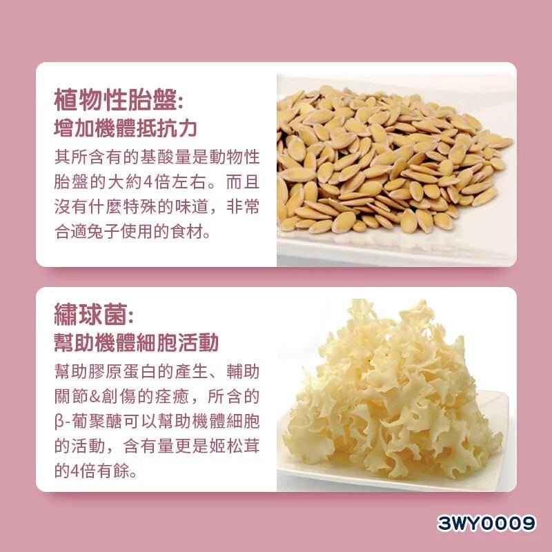Wooly 寵兔活力源 - 120 粒 多功能保健品 - 肥肥寵物用品FatFatPetShop