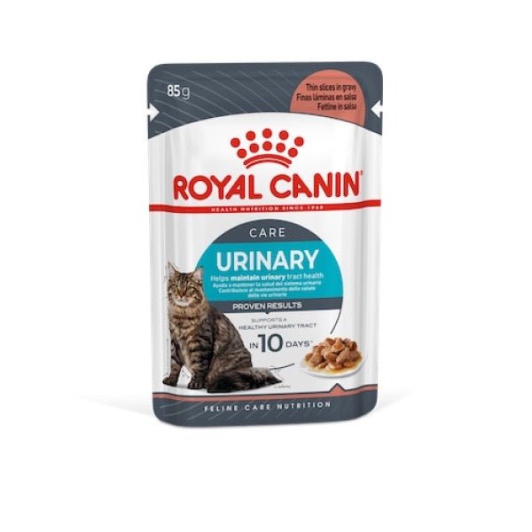 12包$120🇫🇷ROYAL CANIN 法國皇家 貓用 Urinary Care Adult (Gravy) 成貓泌尿道加護主食(肉汁)濕糧 85G - FatFatPetShopHK