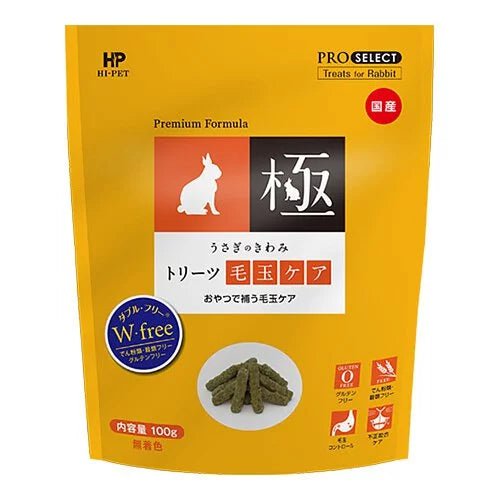 🇯🇵Hipet「極」去毛球草條零食 100g - FatFatPetShopHK