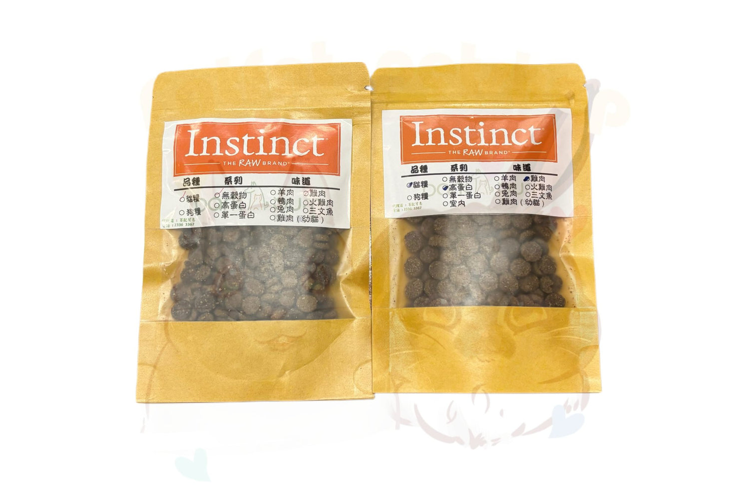 🇺🇸Instinct 貓糧 Sample (買滿$400可免費領取一份)(請記得把產品加入購物車享有折扣) - FatFatPetShopHK