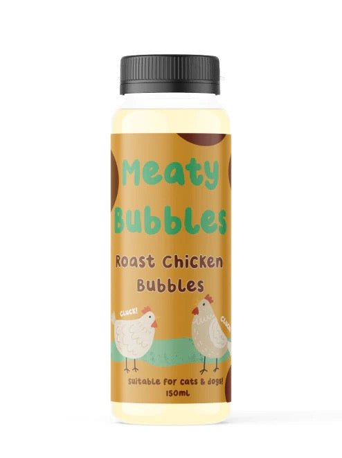 🇬🇧MEATY BUBBLE 感恩烤雞吹泡泡 150ML - FatFatPetShopHK