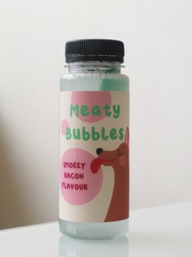 🇬🇧MEATY BUBBLE 煙燻培根吹泡泡 150ML - FatFatPetShopHK