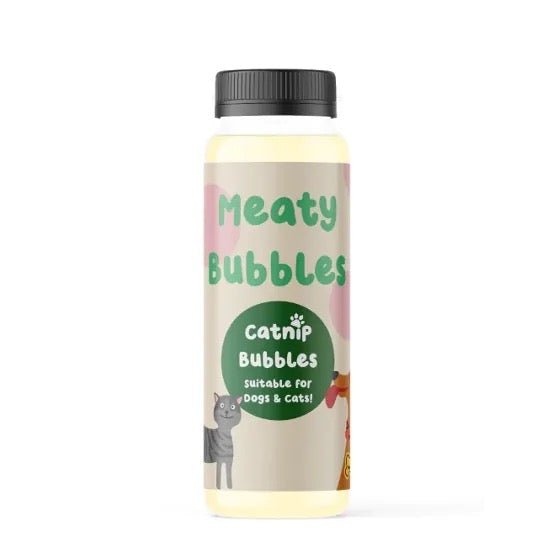 🇬🇧MEATY BUBBLE 貓薄荷吹泡泡 150ML - FatFatPetShopHK