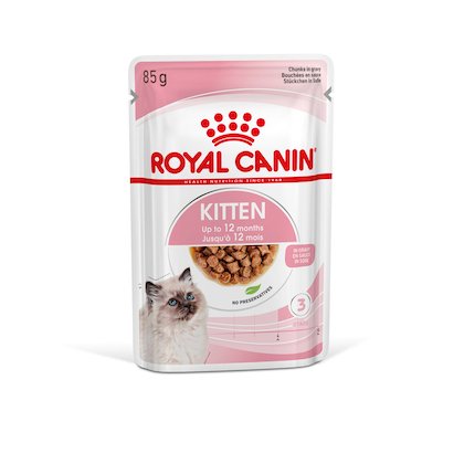 🇫🇷ROYAL CANIN 法國皇家 幼貓濕糧 - 幼貓 (肉汁) CAT KITTEN WET 85Gx12 - FatFatPetShopHK