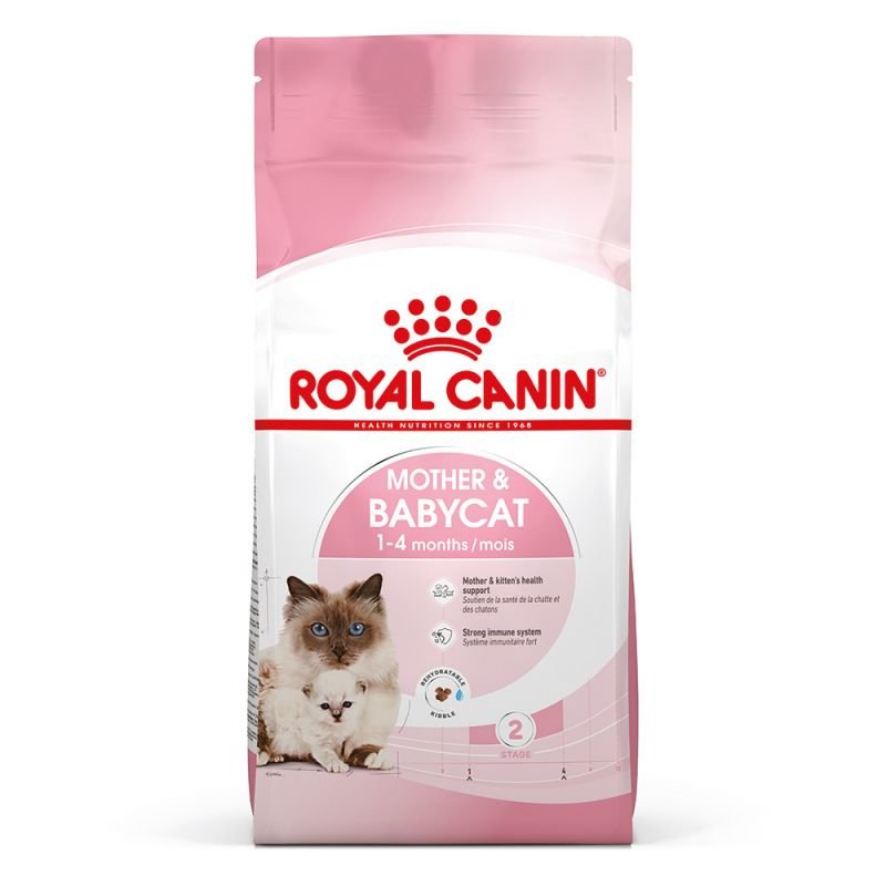 🇫🇷 ROYAL CANIN 法國皇家貓乾糧 - 授乳母貓及初生貓配方 MOTHER AND BABYCAT DRY 2/4KG - FatFatPetShopHK