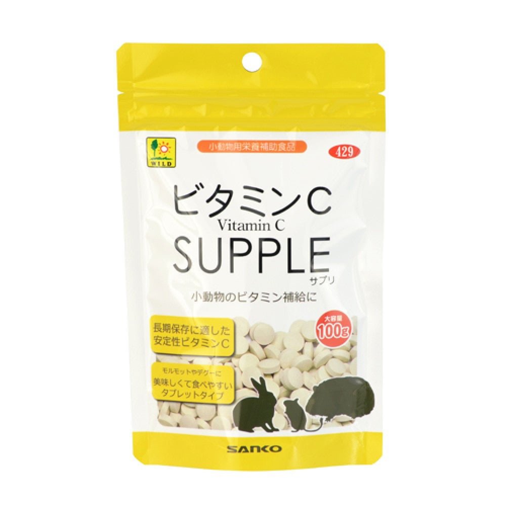 🇯🇵Sanko 維他命C補充劑 100G (Supple) - FatFatPetShopHK