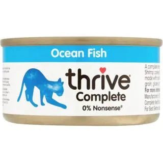 🇬🇧Thrive 整全膳食 鯖魚+銀魚+海蝦 貓罐頭 75G - FatFatPetShopHK