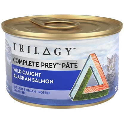 🇳🇿 TRILOGY 奇境 貓主食罐頭 - Complete Prey Pate 野生三文魚配方 85gx24 - FatFatPetShopHK